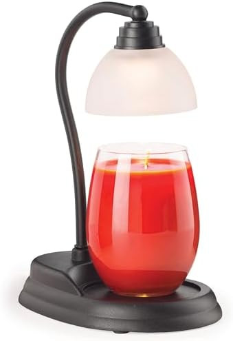 Candle Warmers Etc. Black Signature Aurora Candle Warmer Lamp – For Top-Down Warming & Flame-Fr... | Amazon (US)