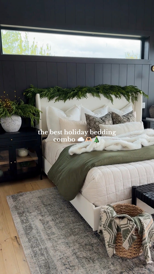Transform your bedroom into a cozy holiday retreat with the perfect layers!