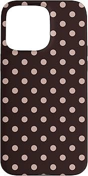 Classic Polka Dots Pattern, Brown, Boho Polka Dot Case for iPhone 15 Pro Max | Amazon (US)