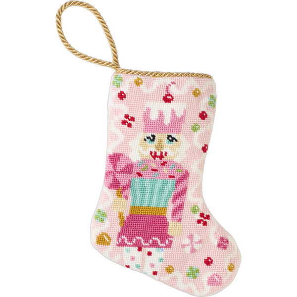 Sugary Sweet Nutcracker Stocking, Pink | Maisonette