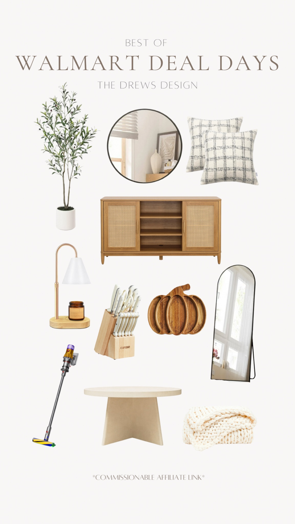 A round up of the best home finds during Walmart Deal Days. Shop 10/08-10/17.

Home decor, neutral aesthetic, throw pillows, Walmart sale, faux olive tree, coffee table, storage cabinet, entry way, living room, accent mirror, arch mirror, Dyson vacuum, knife block set, fall decor 

#LTKHome #LTKSeasonal #LTKSaleAlert