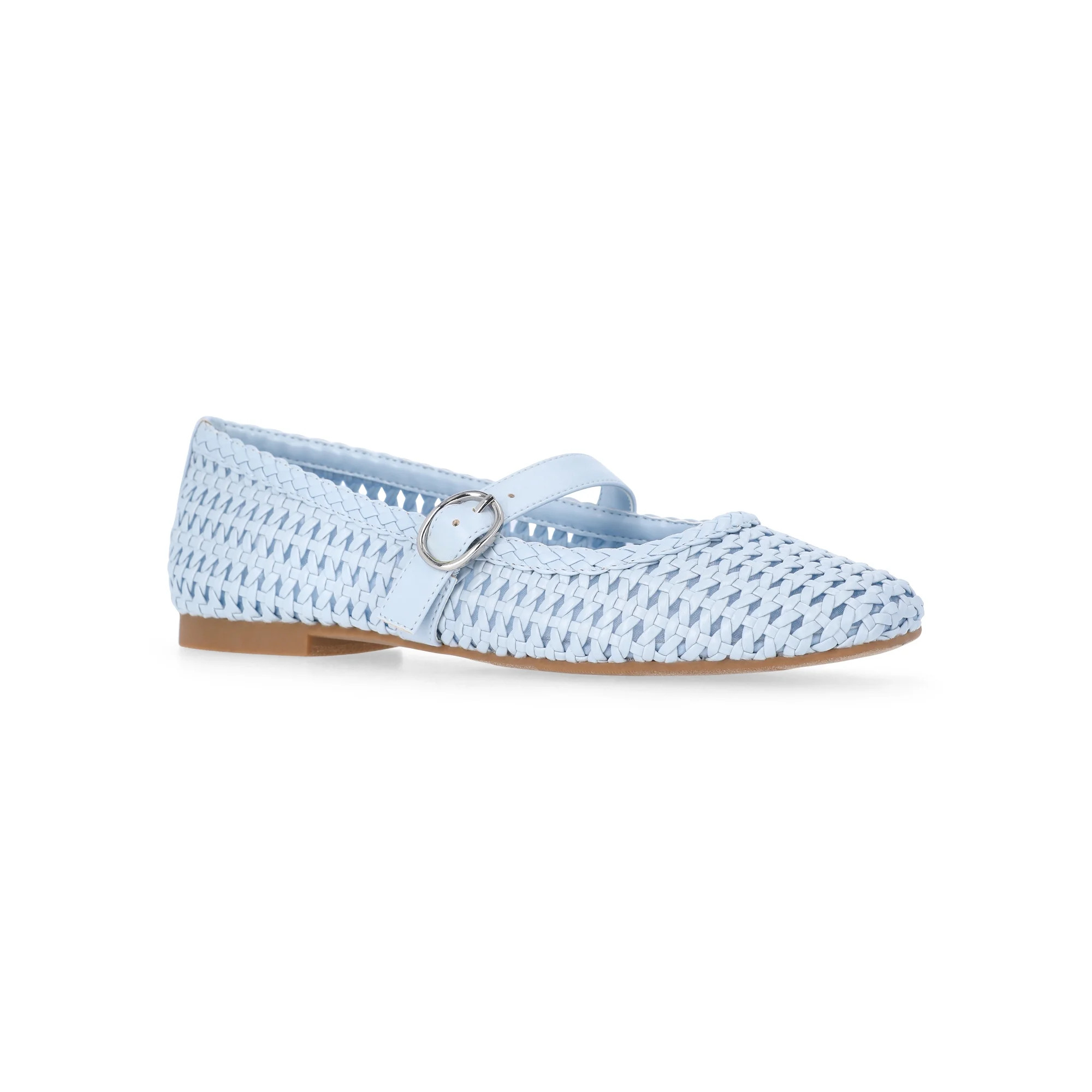 Time and Tru Women's Woven Ballet Flats | Walmart (US)