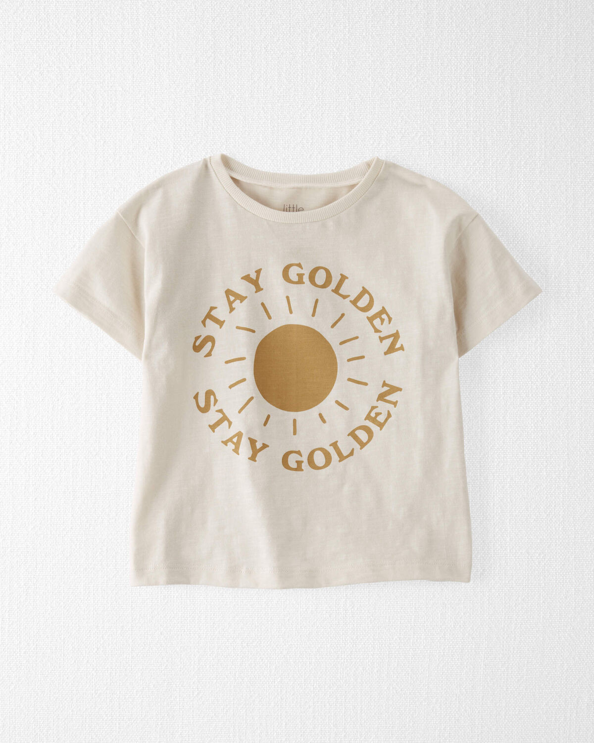 Toddler Organic Cotton Stay Golden Graphic Tee | Carter's