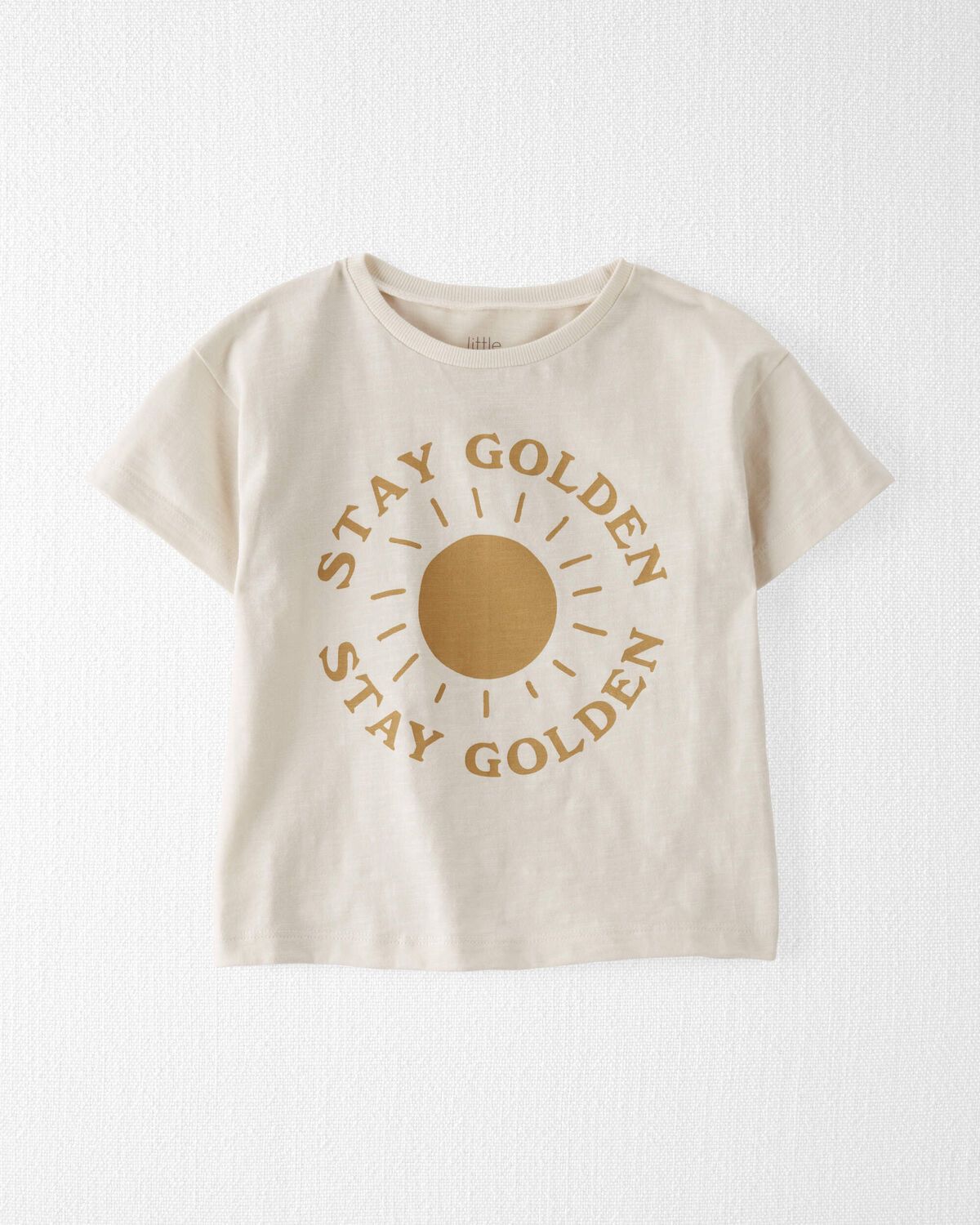 Toddler Organic Cotton Stay Golden Graphic Tee | Carter's