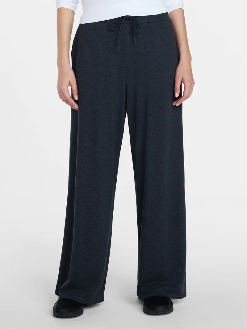 Athletic Works Women's and Women's Plus ButterCore Lightweight Wide Leg Pants, Sizes XS-4X | Walmart (US)