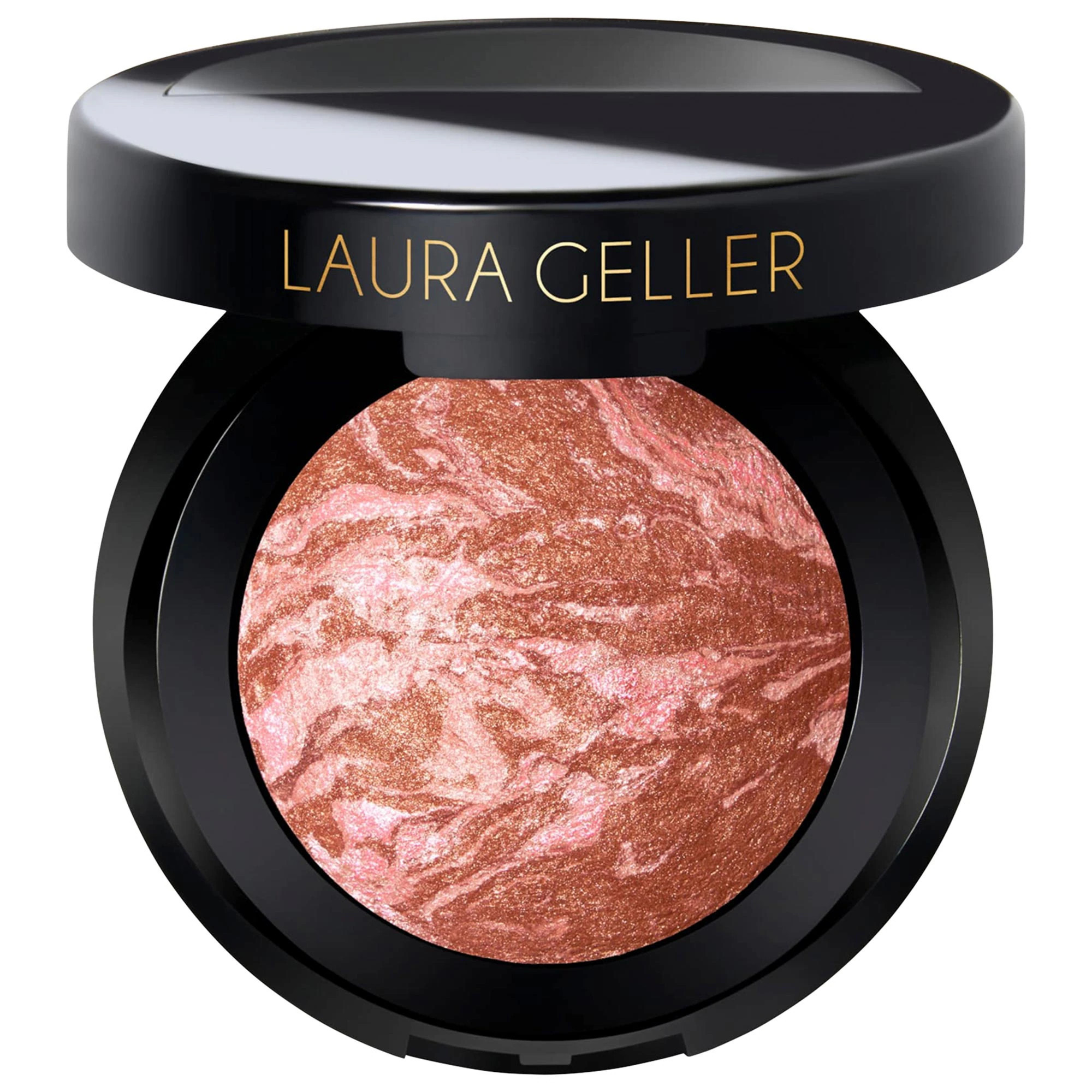 Laura Geller Blush and Brighten Marbleized Baked Powder Blush Sunswept 0.16 oz/4.5 g | Sephora (US)