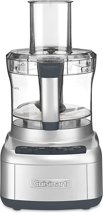 Cuisinart FP-8SV Elemental 8 Cup Food Processor, Silver | Amazon (US)