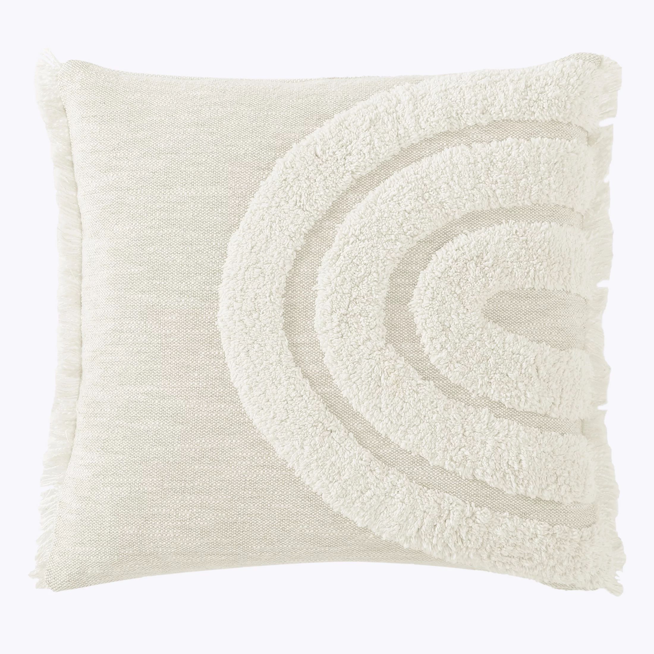 Better Homes & Gardens, Ivory Arches Decorative Pillow, Square, 20"x20", Vanilla Dream, 1 Piece | Walmart (US)