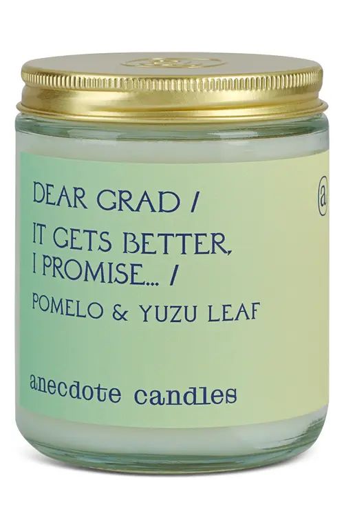 ANECDOTE CANDLES Dear Grad Candle in Green at Nordstrom, Size 7.8 Oz | Nordstrom