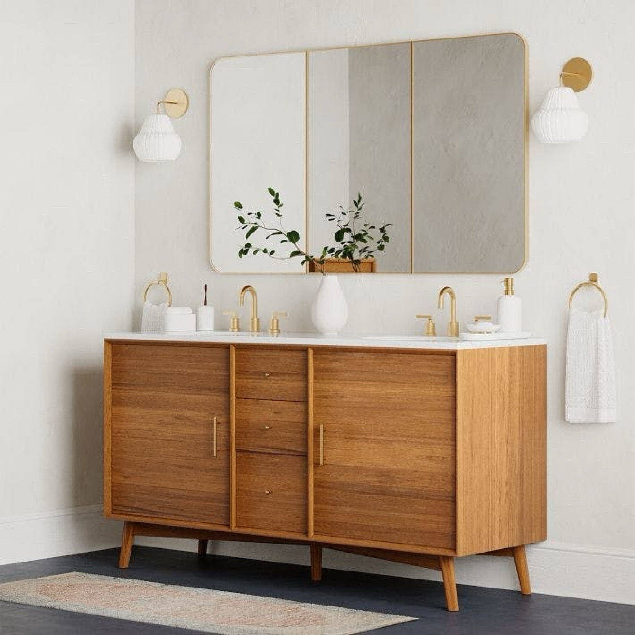 After spending countless hours adding inspirational pins to my Pinterest account, I came across the beautiful West Elm Vanity and it ended up being the inspiration for the way I wanted to decorate MY ENTIRE home!

#LTKHome #LTKStyleTip #LTKTravel
