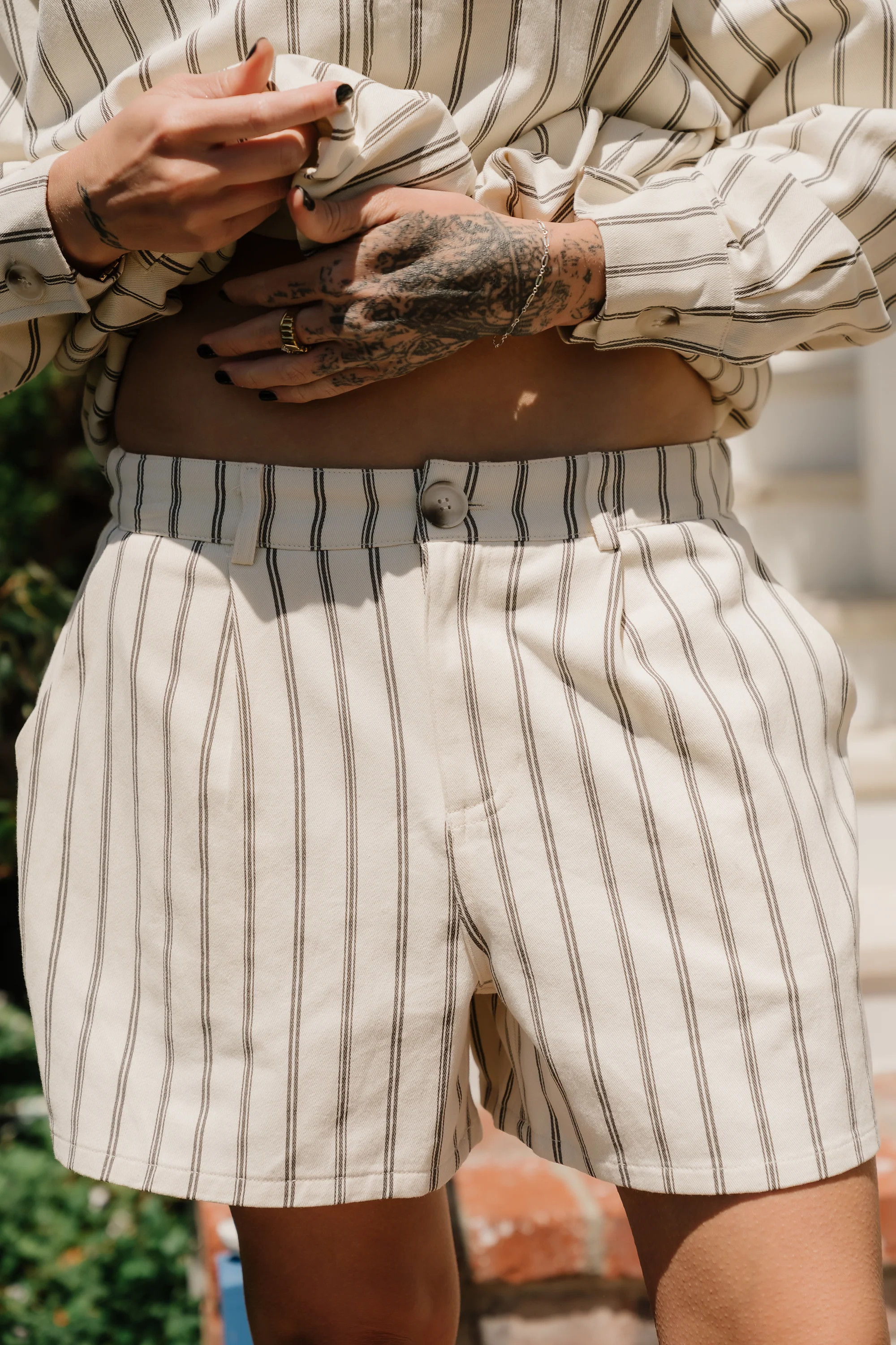 Kylee Striped Shorts | Böhme US