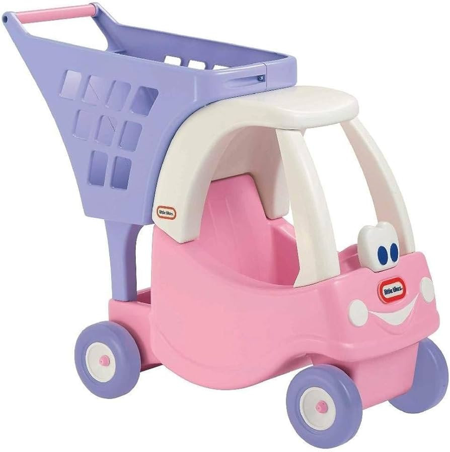 Little Tikes Cozy Shopping Cart Pink/Purple | Amazon (US)