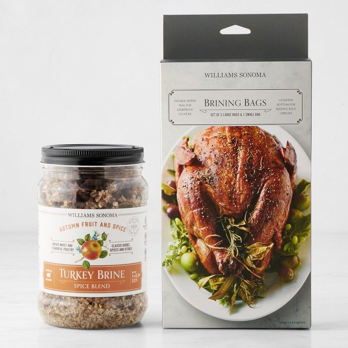 Williams Sonoma Autumn Fruit & Spice Turkey Brine with Brining Bags | Williams-Sonoma