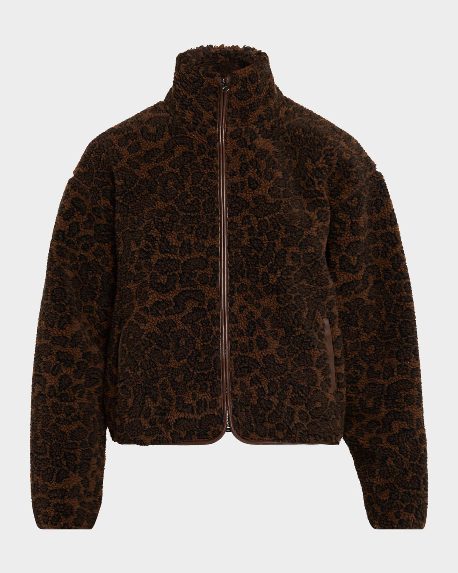 Sun Cheetah Sherpa Jacket | Neiman Marcus