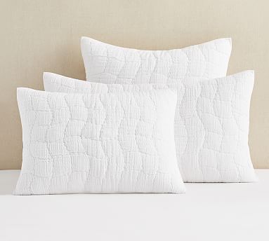 Cloud Linen Handcrafted Quilted Sham | Pottery Barn (US)