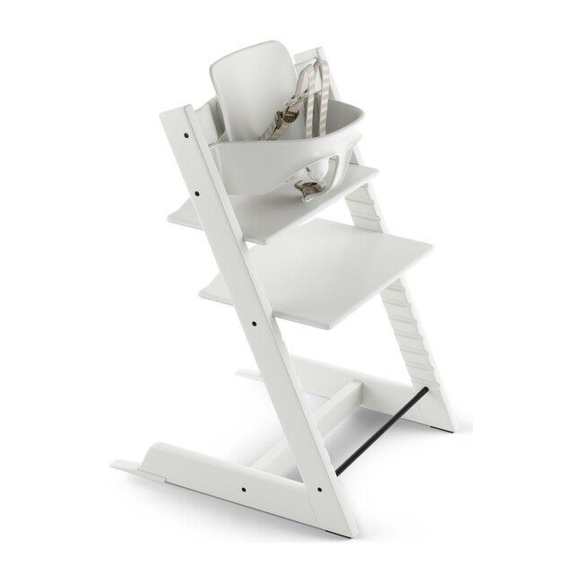 High Chairs Tripp Trapp® High Chair (includes Tripp Trapp® + Baby set) White Stokke Maisonette | Maisonette
