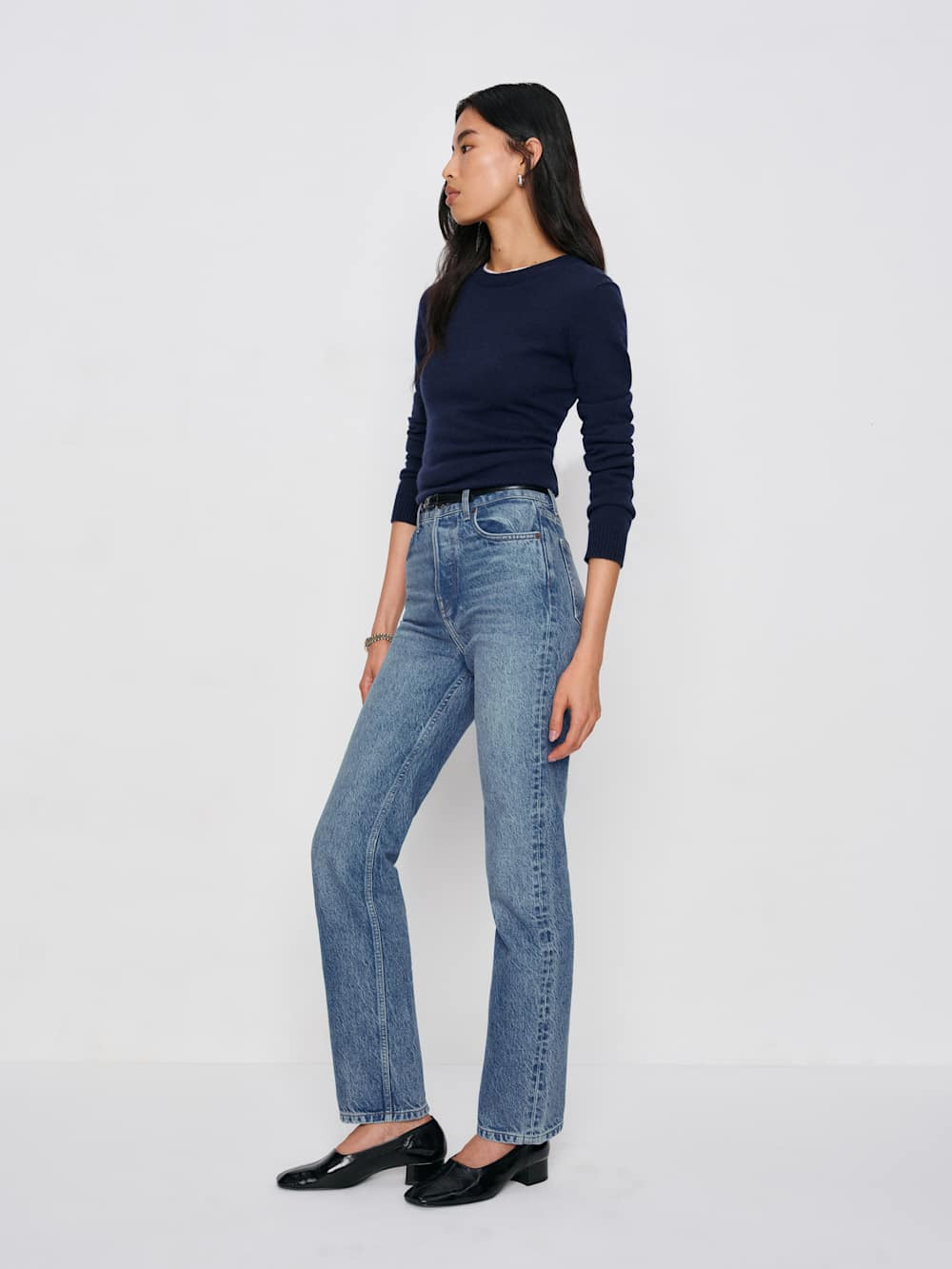 Cynthia High Rise Straight Jeans | Reformation (Global)