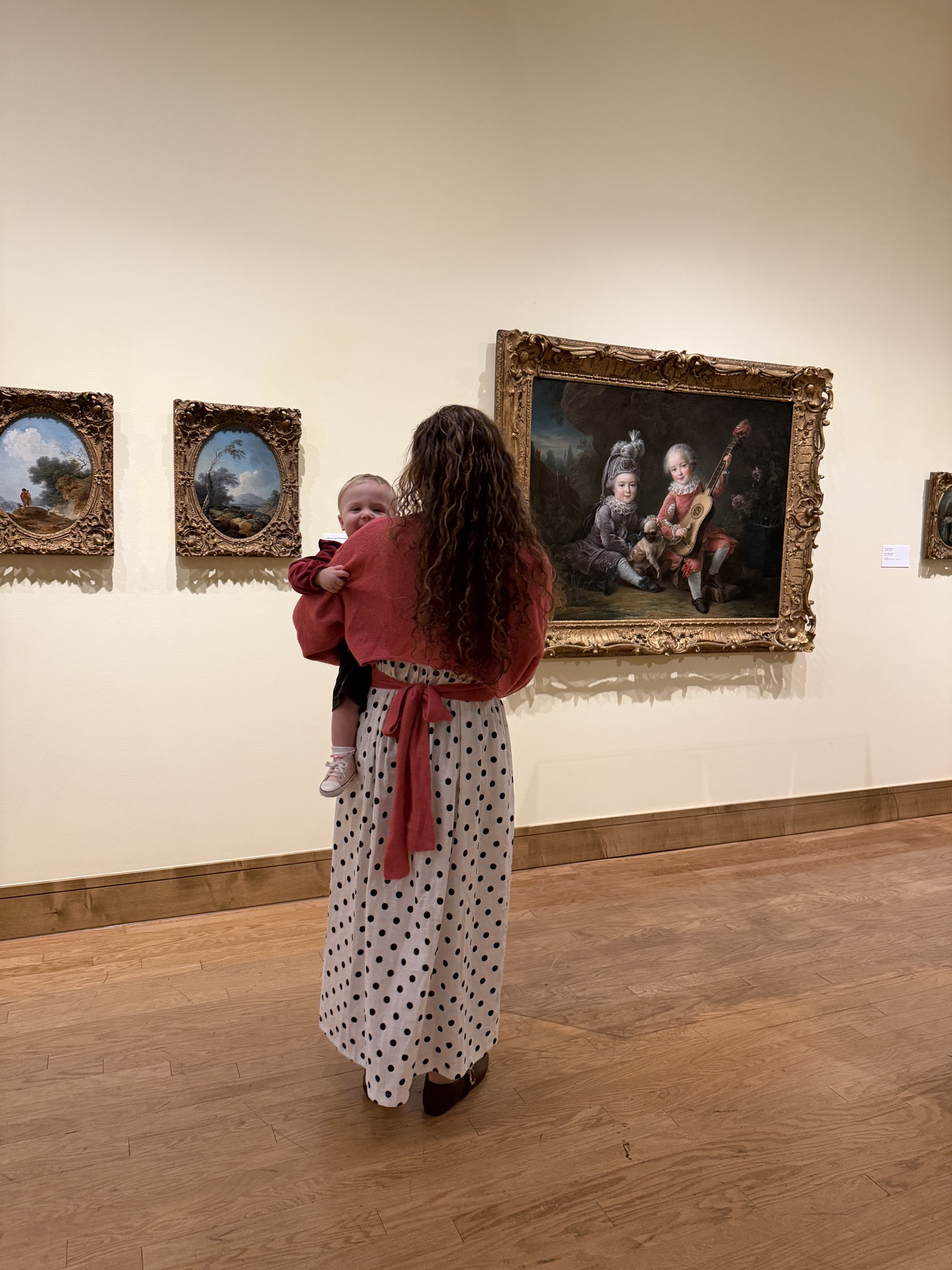 A masterpiece looking at masterpieces 

#LTKdayinmylife #LTKmomlife #LTKBaby