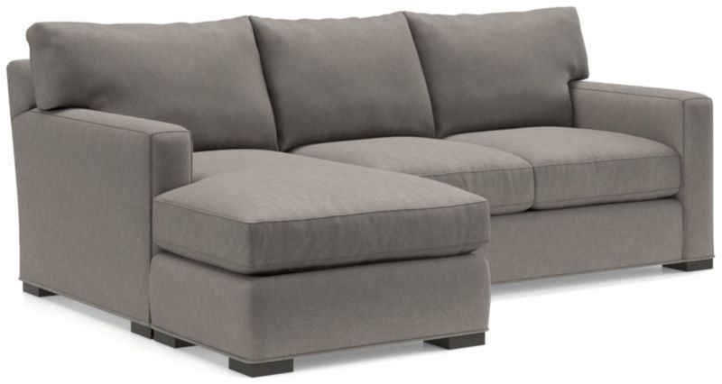 Axis 3-Seat Reversible Chaise Sofa + Reviews | Crate & Barrel | Crate & Barrel