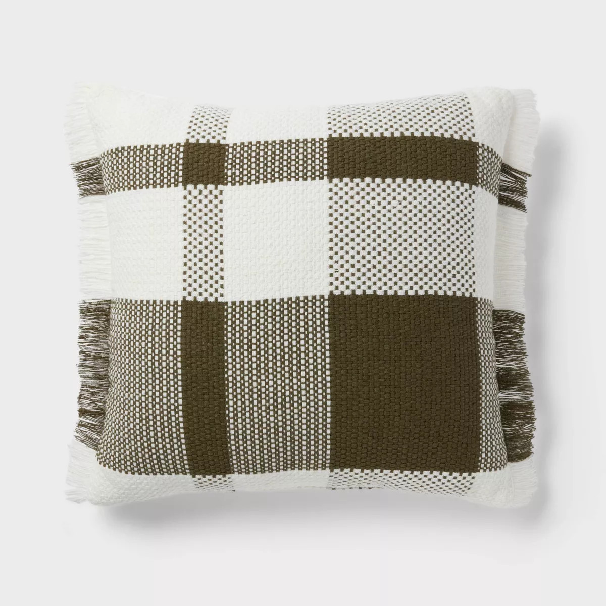 Euro Plaid Decorative Throw Pillow - Threshold™ | Target