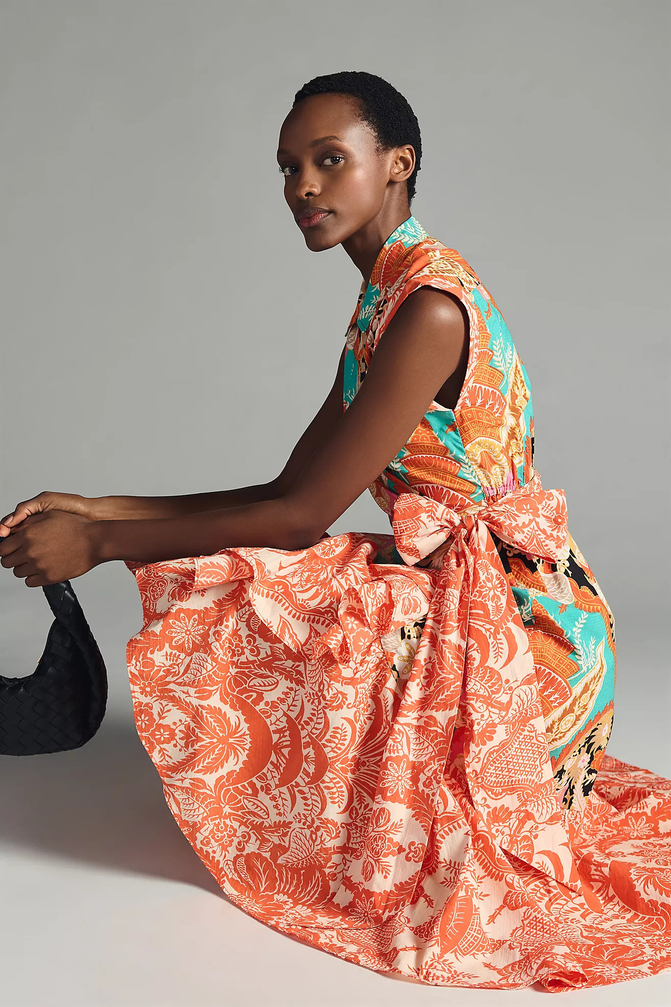 By Anthropologie V-Neck Wrap Dress | Anthropologie (US)