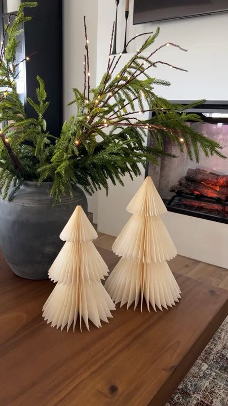 Amazon Christmas Finds
These Norfolk pine stems look so pretty alone or with these lighted branches. Also, love the simplicity of these cream and gold paper trees  

#LTKHoliday #LTKhome #LTKSeasonal