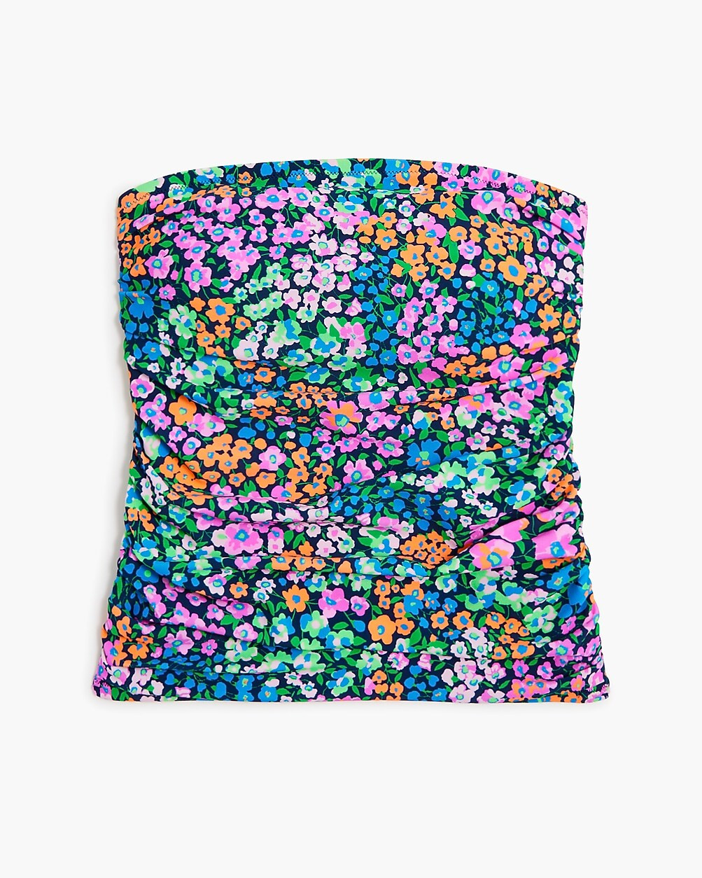 Printed strapless tankini top | J.Crew Factory