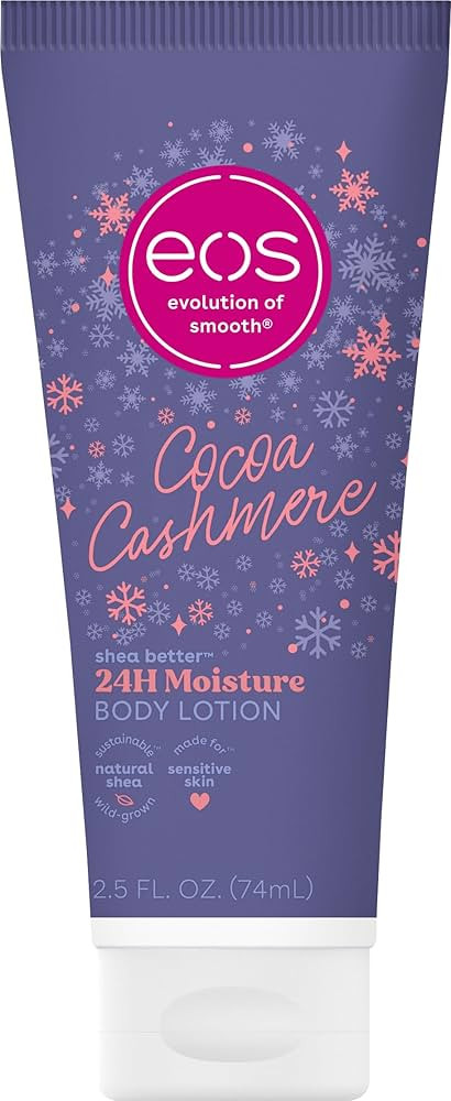eos Shea Better Travel Size Body Lotion, Cocoa Cashmere, Holiday, Limited Edition Skin Care, 24-H... | Amazon (US)