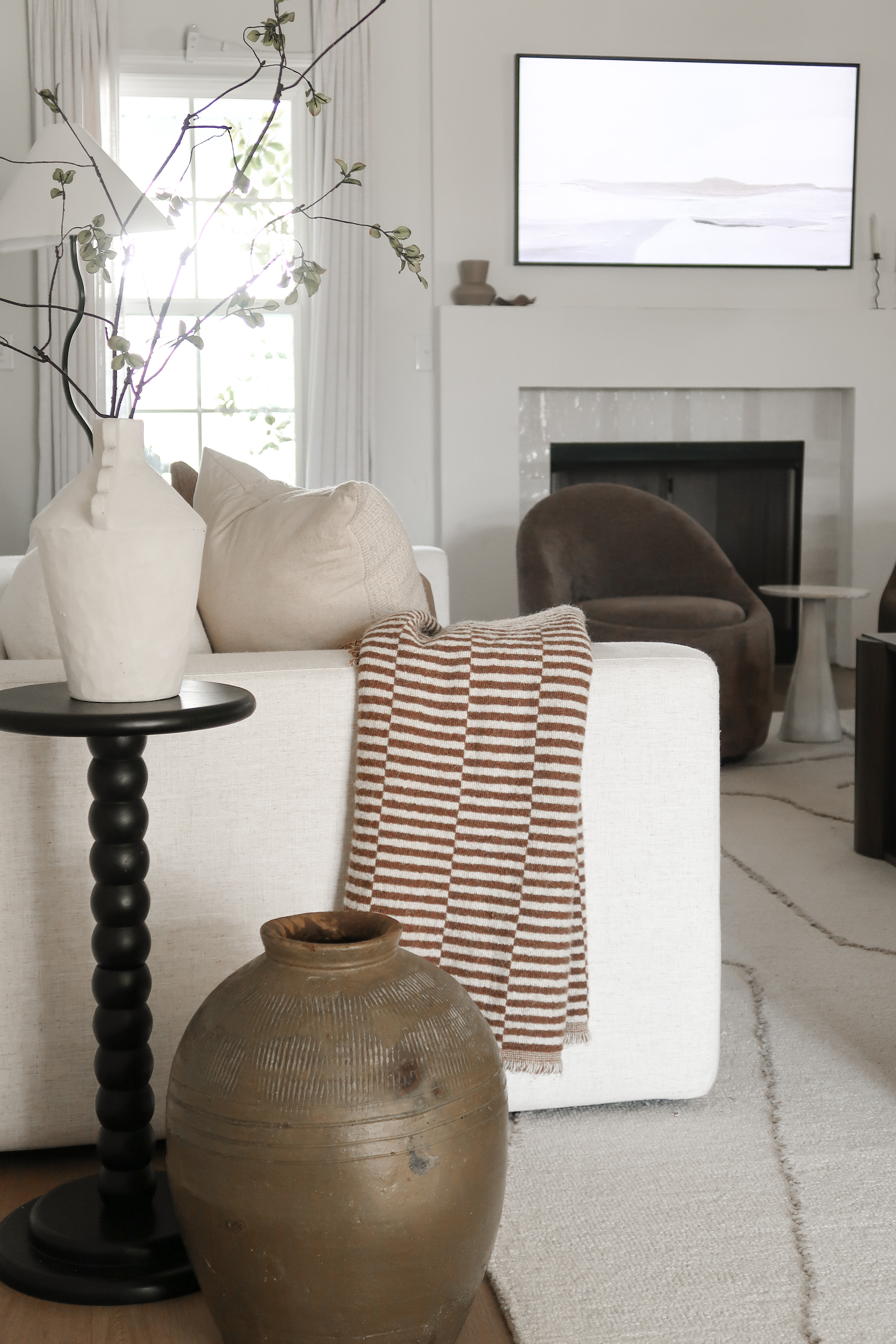 Details from my new living room setup 😍 I love how light and bright is in here!

Organic modern living room, textured living room, organic living room, on sale, cozy living room, affordable living room. 

#LTKFindsUnder50 #LTKHome #LTKFindsUnder100