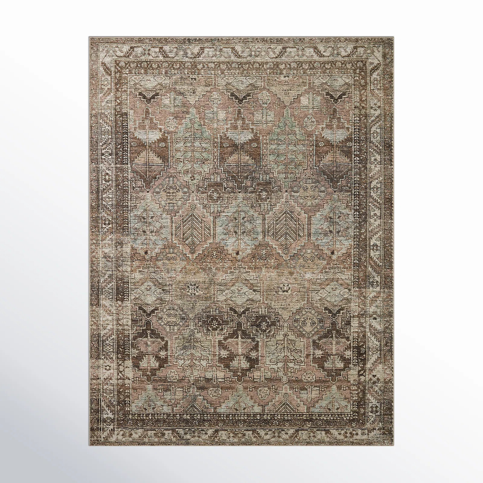 Amber Lewis x Loloi Billie Oriental Clay/Sage Area Rug & Reviews | Wayfair | Wayfair North America