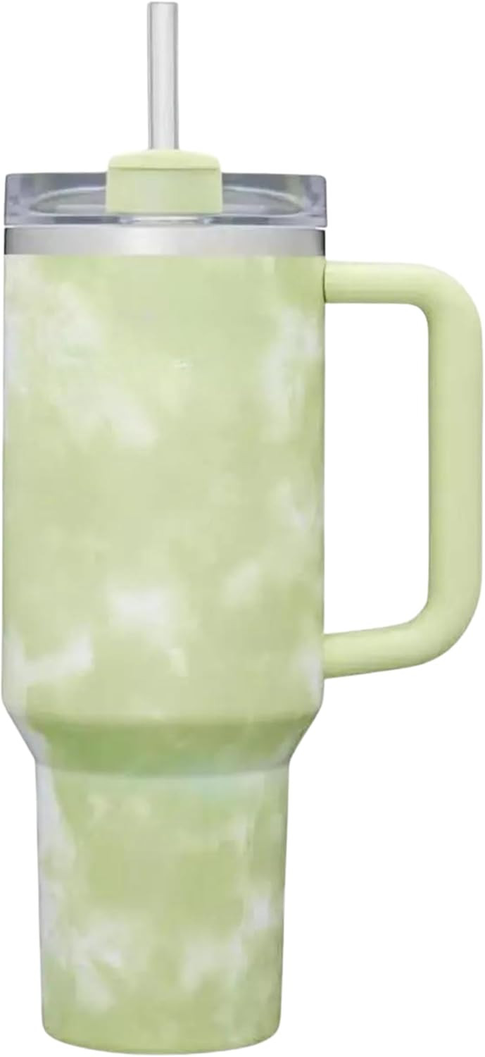 40 oz Tumbler with Handle and Straw | Insulated water Bottle with straw | Tumbler with lid and st... | Amazon (US)