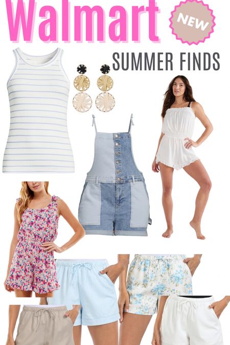 New summer finds at Walmart! 

 Bathing suit coverup. Linen shorts. Rattan earrings. Summer outfit 

#LTKFindsUnder50 #LTKSeasonal #LTKStyleTip