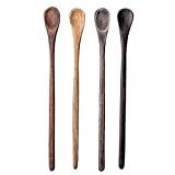 Amazon.com: Karma Gifts Set Long Handled Wood tasting Spoons, One size, Brown (Model: KA1716) : E... | Amazon (US)
