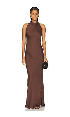 ROTATE Lace Maxi Dress in Chicory Coffee from Revolve.com | Revolve Clothing (Global)