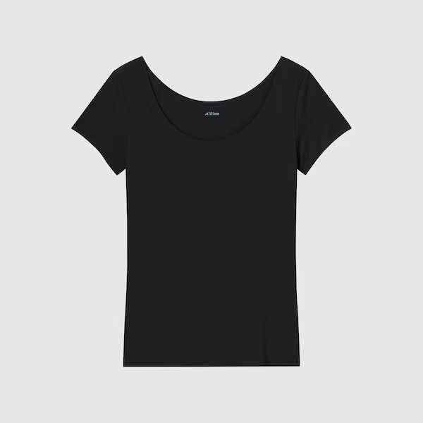 AIRism Scoop Neck Short-Sleeve T-Shirt | UNIQLO (US)