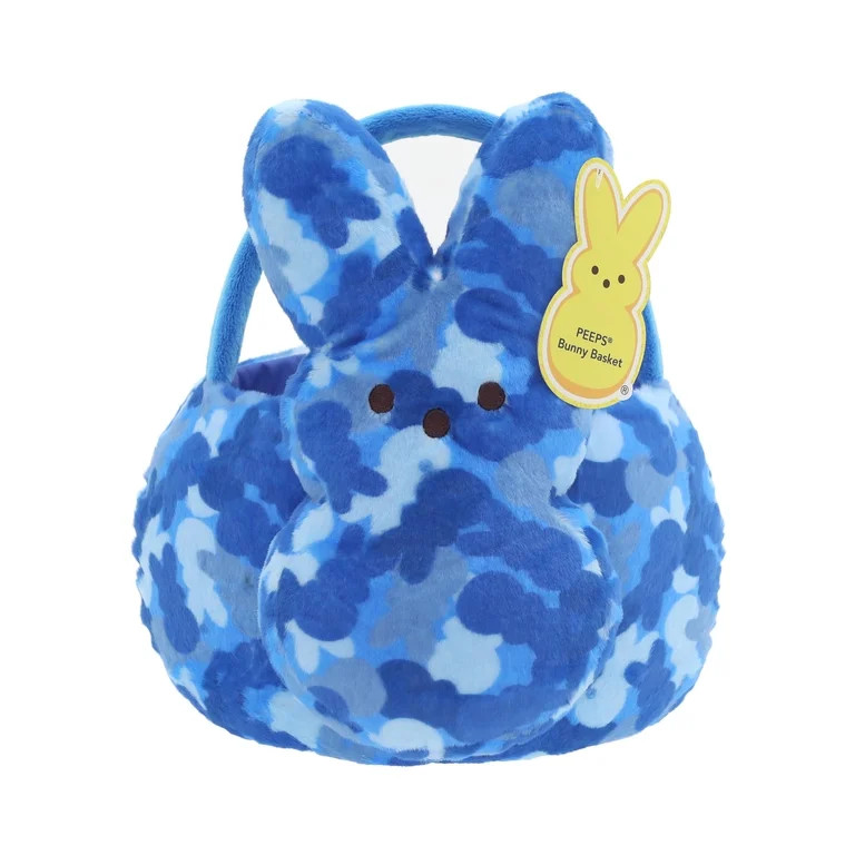 PEEPS® Bunny Blue Camo Plush Easter Basket | Walmart (US)