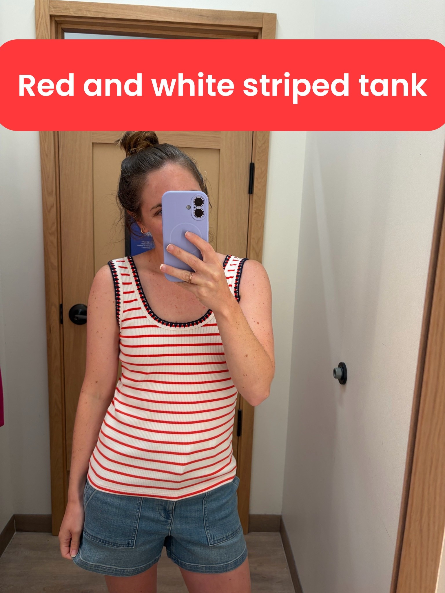 Looking for a perfect Fourth of July outfit? If you want a patriotic outfit this is for you! The red and white striped tank paired with denim shorts is perfect for summer. The tank top has fun blue stitching around the top as well. Simple summer outfit idea all currently on sale!


summer outfits

#LTKgrwm #LTKmomlife #LTKSaleAlert