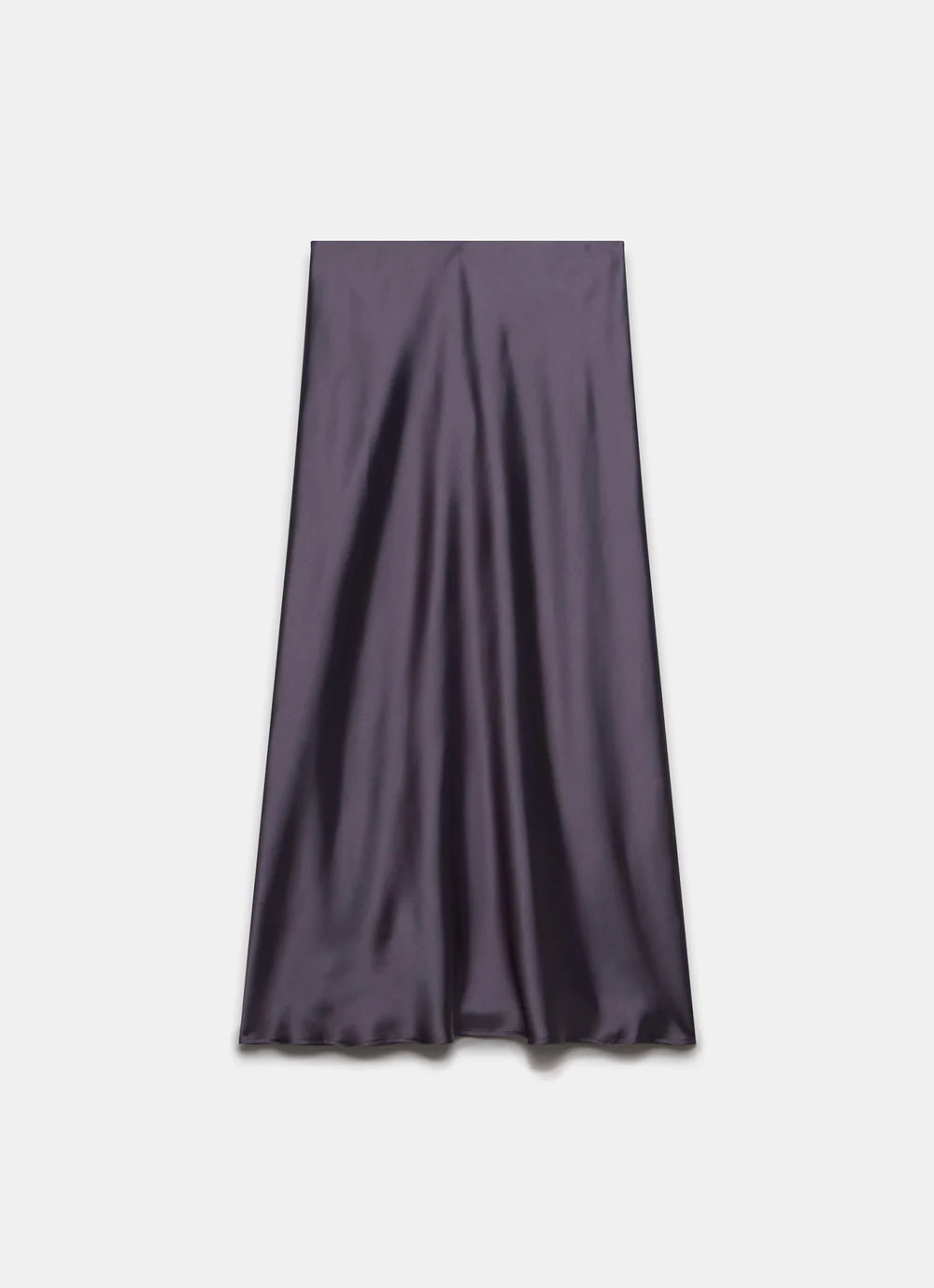 Black Satin Maxi Slip Skirt | Mint Velvet