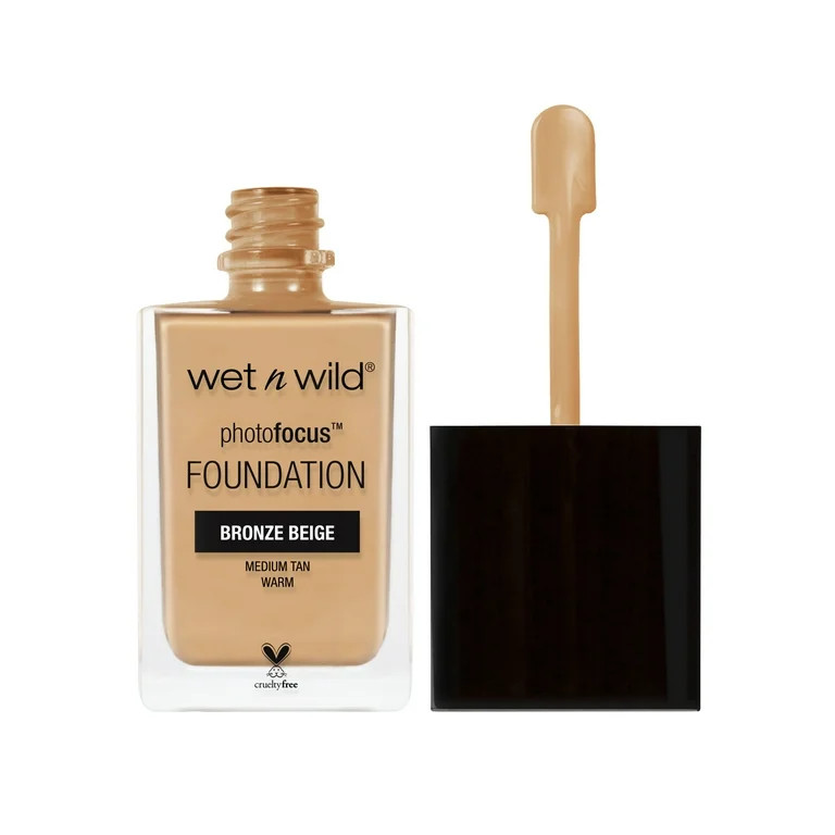 wet n wild Photo Focus Liquid Foundation, Medium Tan, Matte, Bronze Beige, 1 fl oz | Walmart (US)