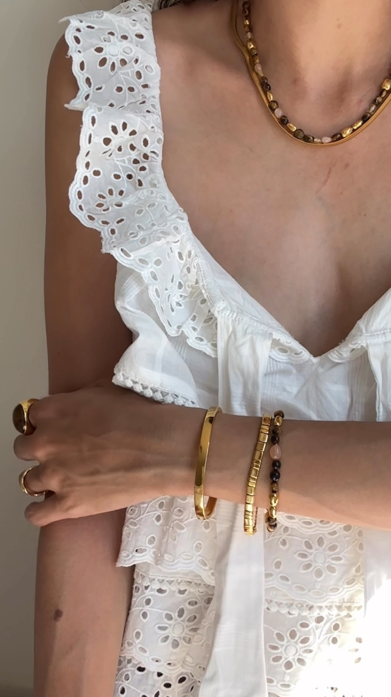Monica Vinader favourites, Gold jewellery, beaded jewellery, summer accessories, summer jewellery, necklace layering, bracelet layering, Monica Vinader sales

#LTKVideo #LTKSummerSales #LTKStyleTip