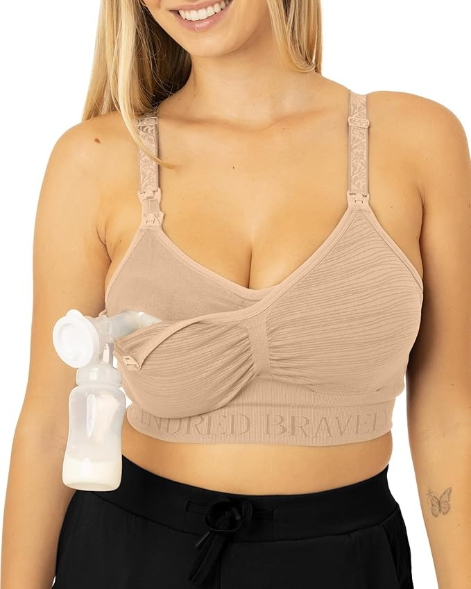Kindred Bravely Sublime Pumping Bra Hands Free, Adjustable Pumping & Nursing Bra with EasyClip fo... | Amazon (US)