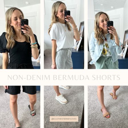 3 non- denim Bermuda shorts options!  All under $30 from Amazon. 

All TTS 

#LTKunder50 #LTKfit #LTKSeasonal