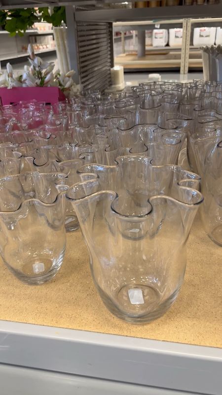 Three sizes of these fun pie crust vases from At Home store. They are a great price and add such a fun element to any room! 

#LTKunder50 #LTKsalealert #LTKFind