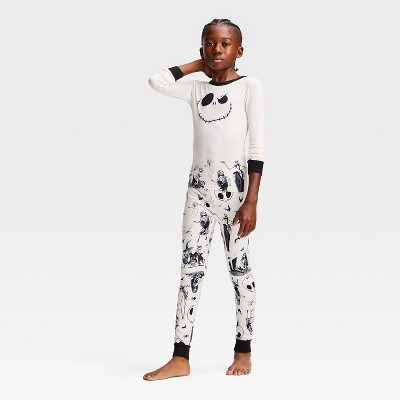 Boys' Nightmare Before Christmas Long Sleeve 2pc Pajama Set - White 10 | Target