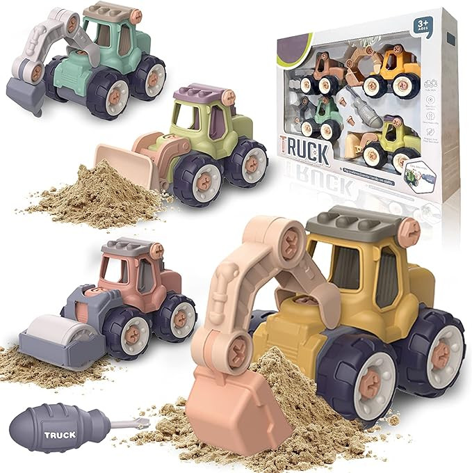 Amazon Basics Vehicles Mini Excavator, 5-Pack | Amazon (US)