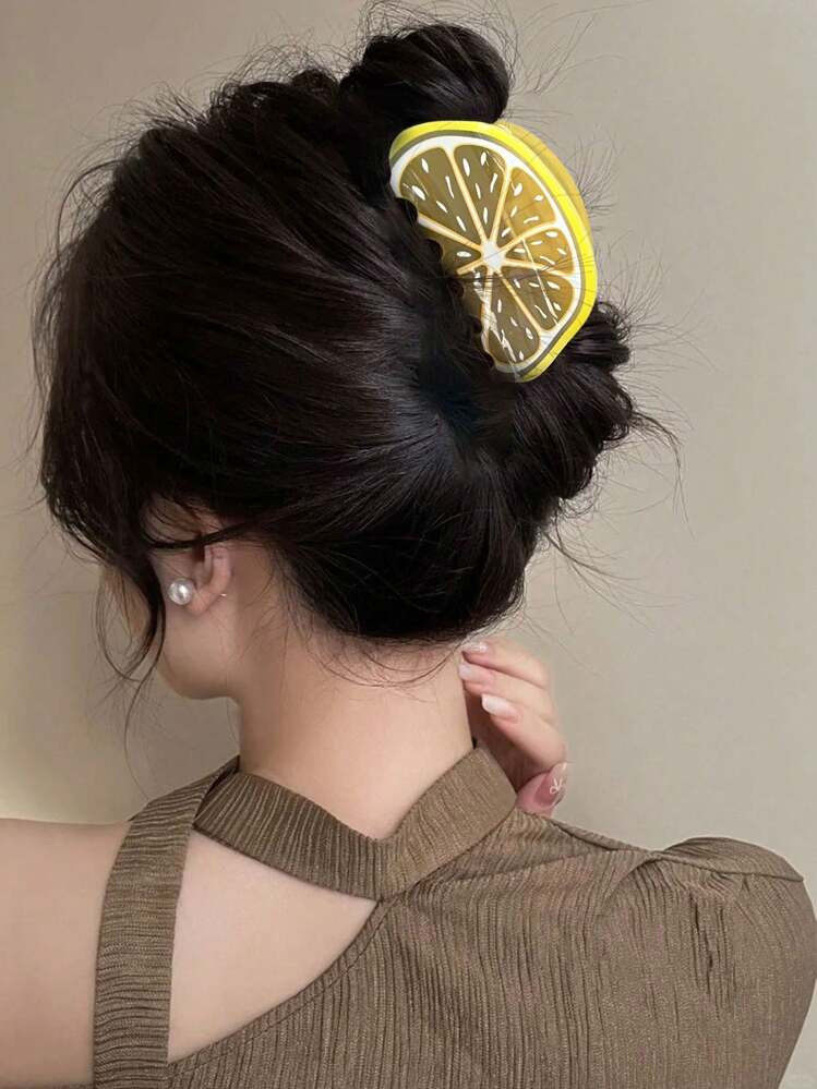 $2.60
-16%
$3.10

Ahorra $0.13 en este artículo después de unirte.
1 Pieza Elegante, Dulce, Versátil Y Fresco Accesorio Para El Cabello De Mujer Con Forma De Limón De Acrílico Semicircular Antideslizante Y Resistente, Ideal Para Recogidos, Adecuado Para Uso Diario Y Como Regalo. Pinza, Clip, Agarre Y Sujetador De Cabello Para Mujer, Accesorio De Cabello Para Vacaciones Y Atuendos De Mujer.
4.93
(100+)
#16 Más vendidos
en Lindo Garras Para El Cabello

Talla
Unitalla
Largo:3.5 in
Guía de Tallas
Cantidad:

 | SHEIN