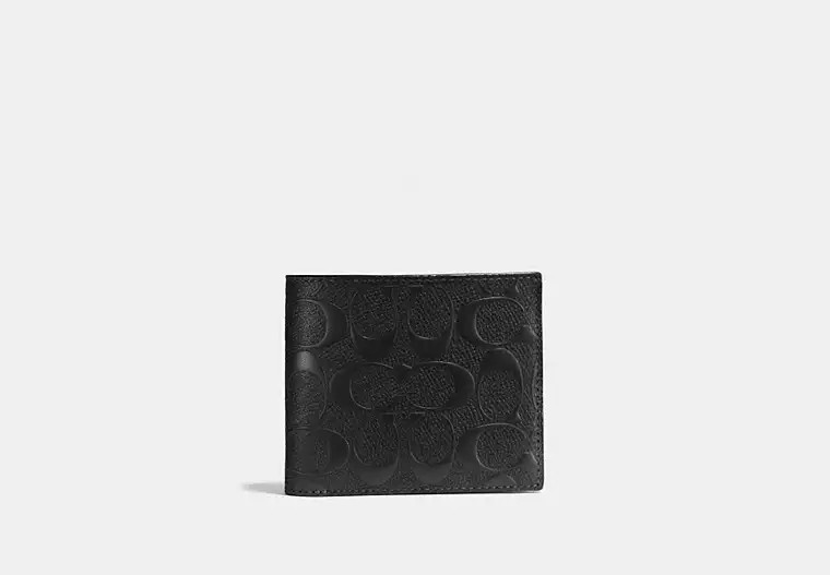 3-In-1 Wallet In Signature Leather | Coach Outlet US