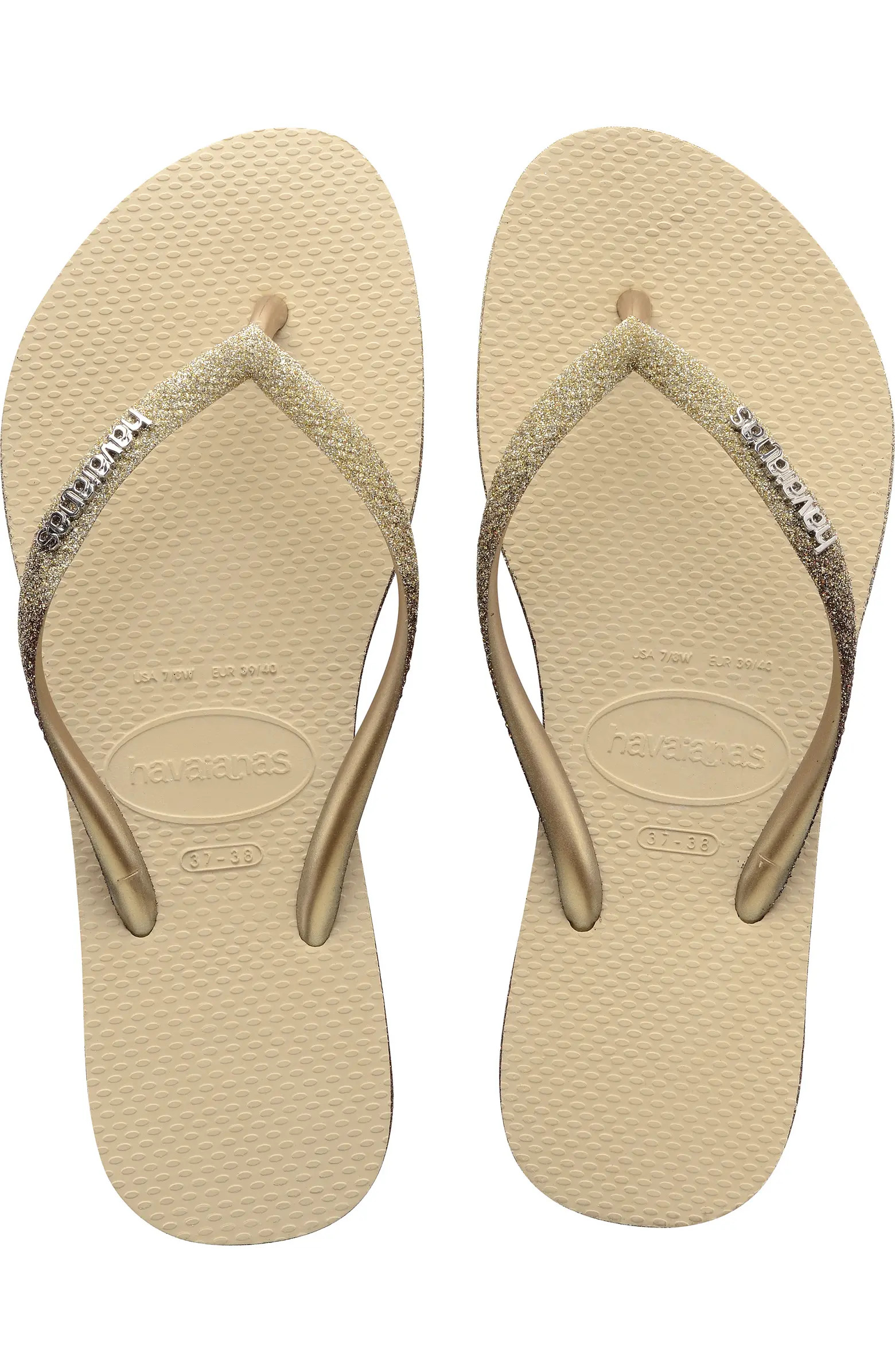 Havianas Slim Sparkle Flip Flop (Women) | Nordstrom