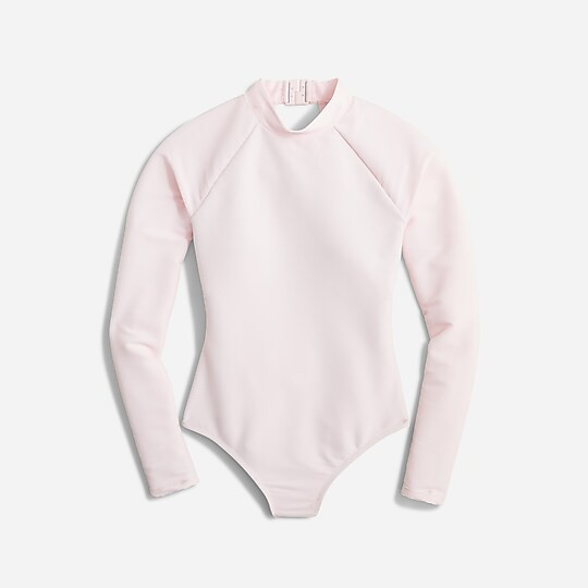 Ribbed long-sleeve one-piece | J. Crew US