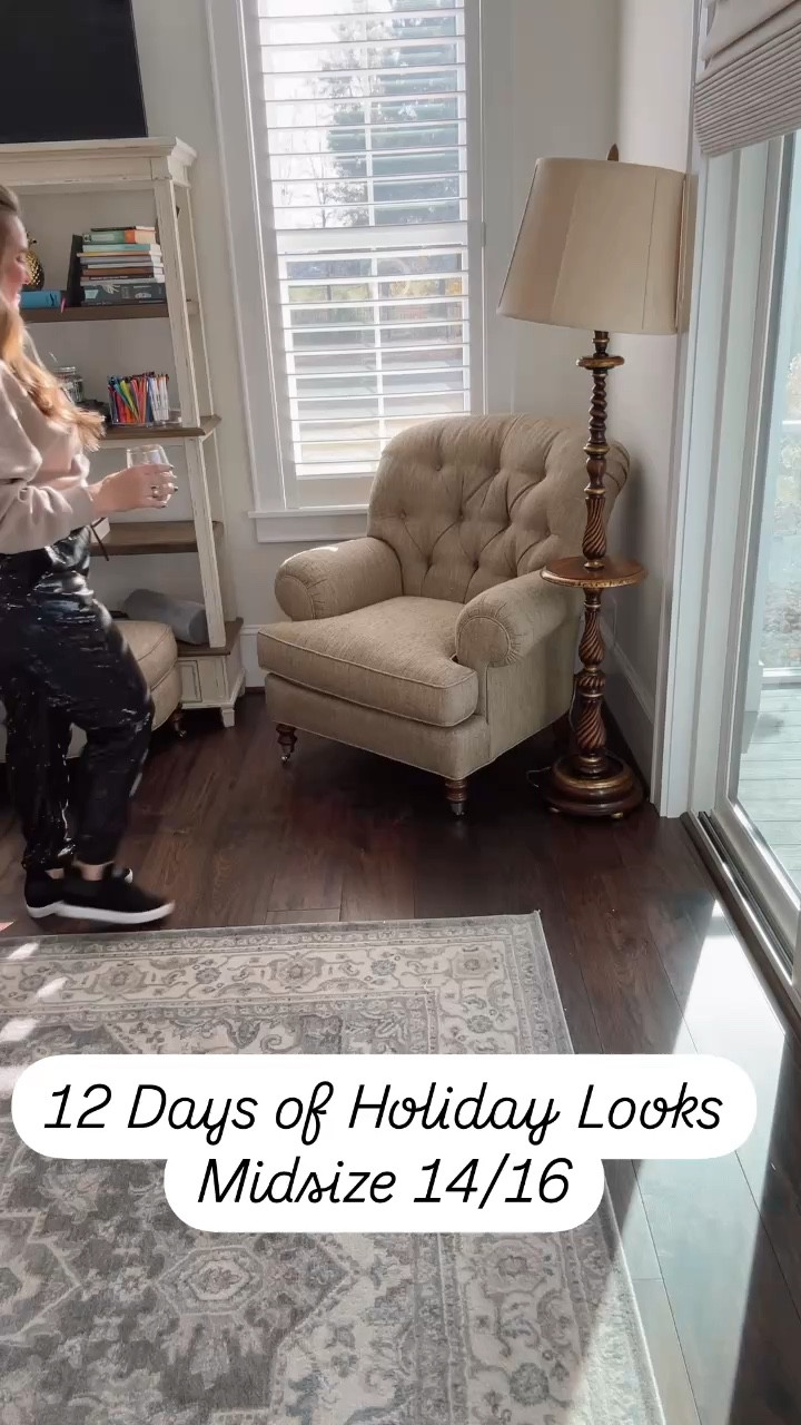 Here’s a comfy outfit for the upcoming holiday season that won’t just sit in your closet! Trendy bow sweatshirt and some sequin joggers! And these wedge sneakers are so comfortable for shopping, dancing, and chasing after kiddos! 

#midsizeholiday #midsizefasion #sequins #joggers #bows #midsizetrends #foryoupage

#LTKFindsUnder100 #LTKMidsize #LTKHoliday